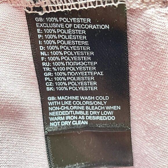 The North Face Flash Dry Tee Oversized Lilac Color Scoop Neck Cap Sleeve  XS - Picture 6 of 6